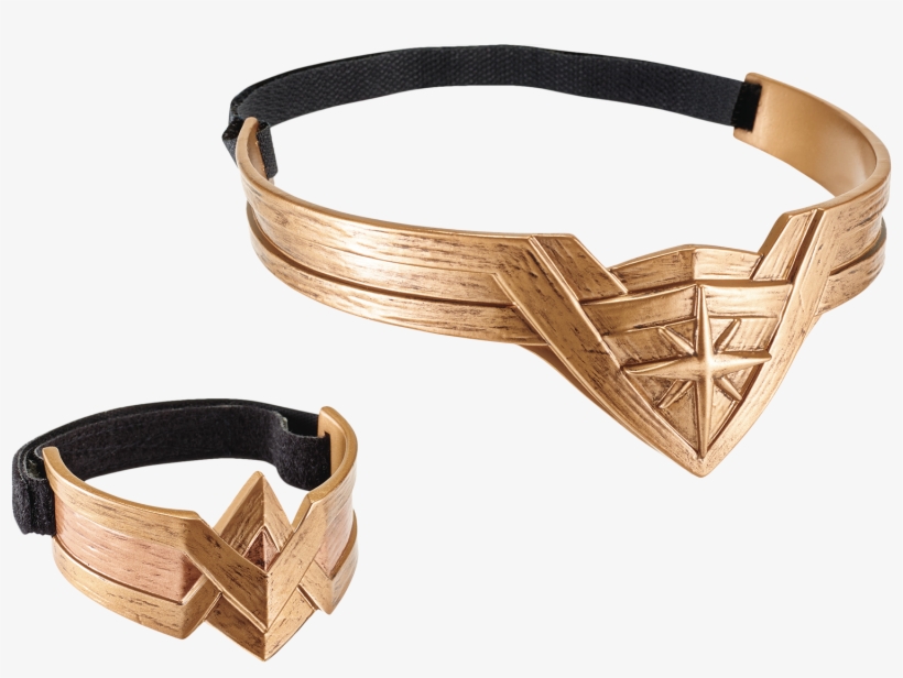 Headdress And Armband Set - Wonder Woman Arm Bracelet, transparent png