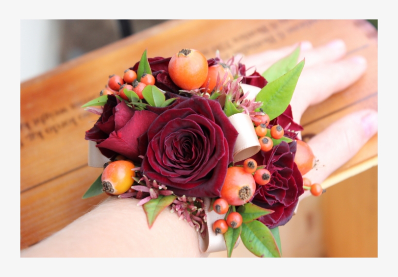 More Views - Contemporary Wrist Corsage Designs, transparent png