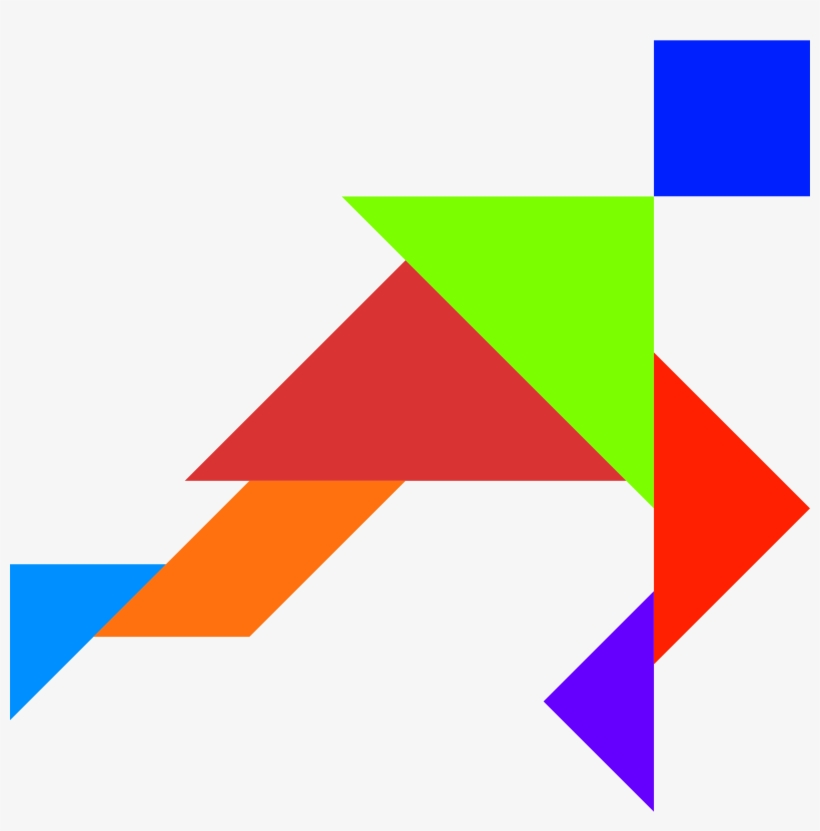 Big Image - Figuras En De Tangram, transparent png