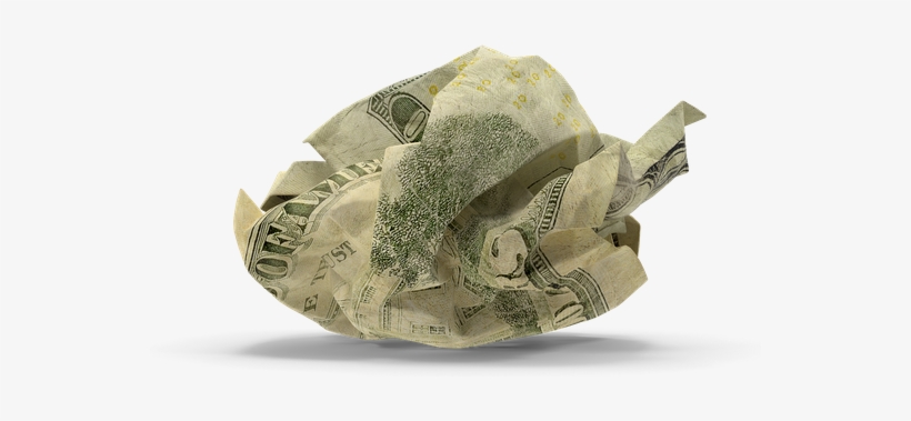 Ripped Dollar Png Banner Black And White Download - United States Dollar, transparent png