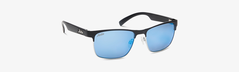 La Jolla 019268 Satin Black Shiny Silver Frame Grey - Hobie La Jolla Sunglasses Black No Size Plastic, transparent png