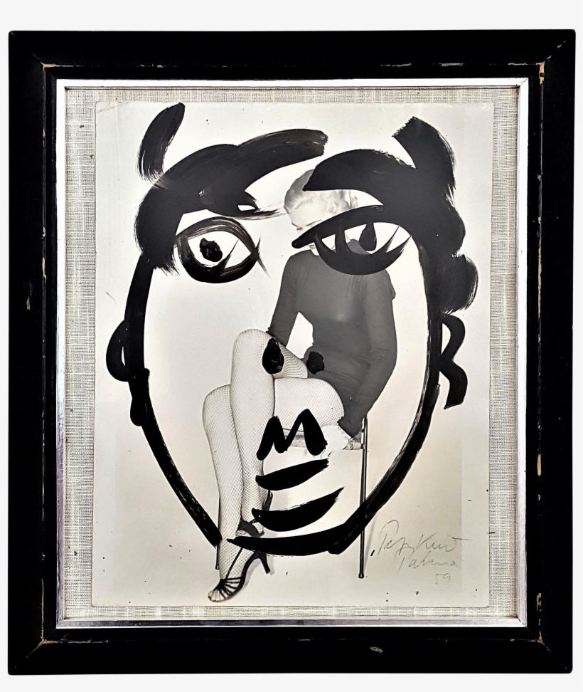 Extremely Rare And Erotic Original Peter Keil Painting - Painting, transparent png