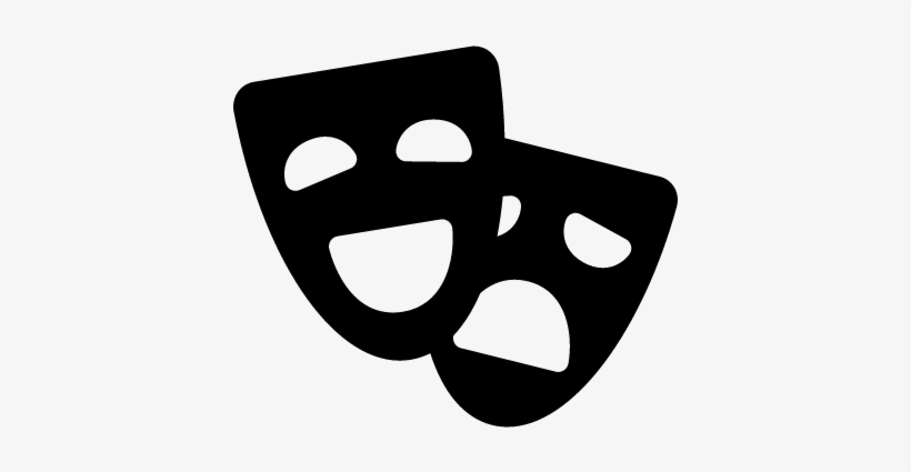 Drama Masks Vector - Drama Icon, transparent png