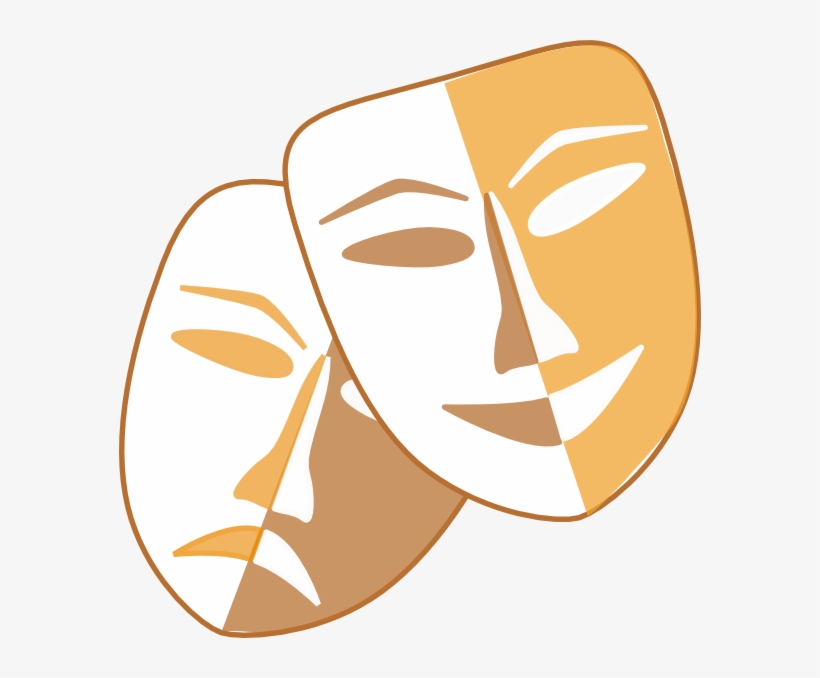 Theatre Masks, transparent png