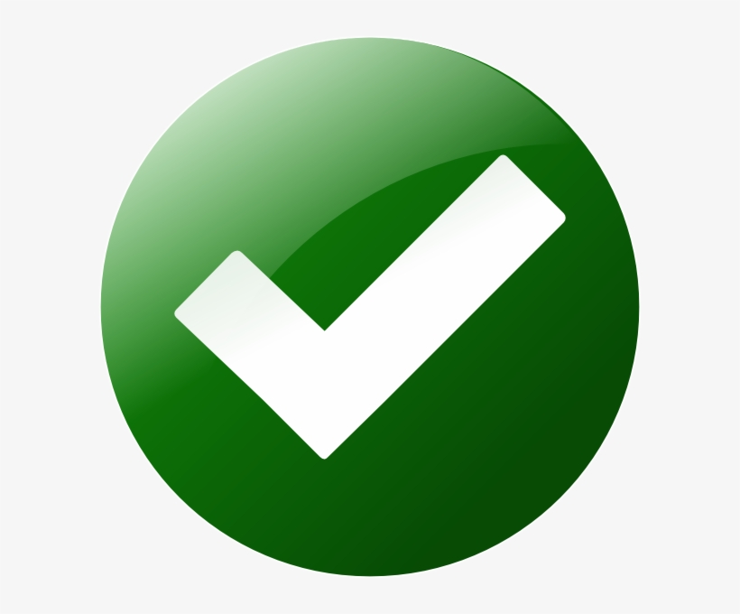 Green Tick Circle Png, transparent png