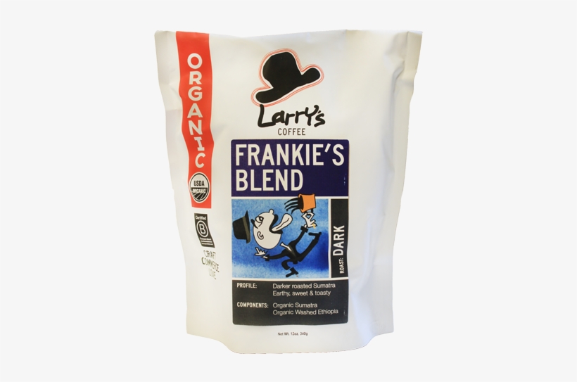 Larry's Coffee Organic Fair Trade Whole Bean, Bold, transparent png