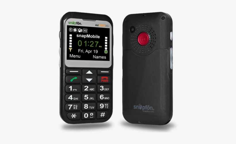 Over 100,000 Phones Sold Nationwide - Snapfon Eztwo 3g Big Button Cell Phone, transparent png