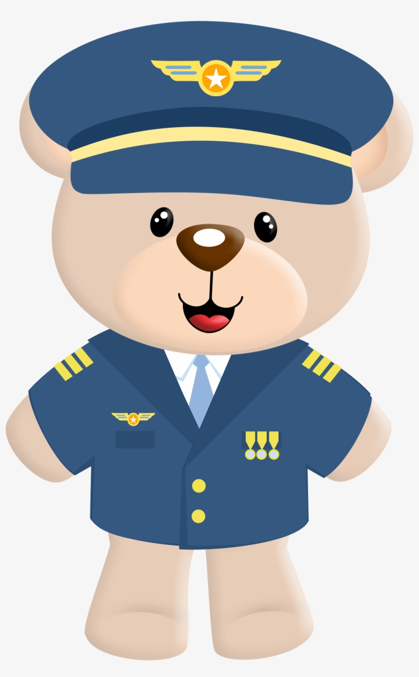 A D E B Cc F - Ursinho Aviador Png, transparent png