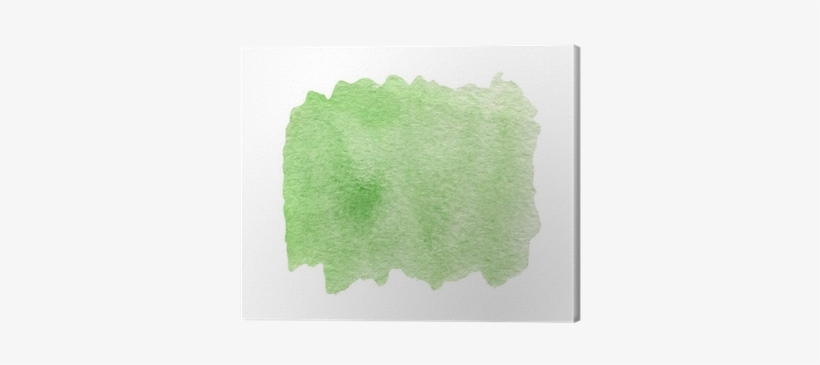 Green Watercolor Abstract Background Canvas Print • - Grass, transparent png