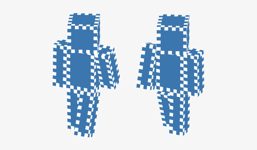 Dot Line Skin - Minecraft, transparent png