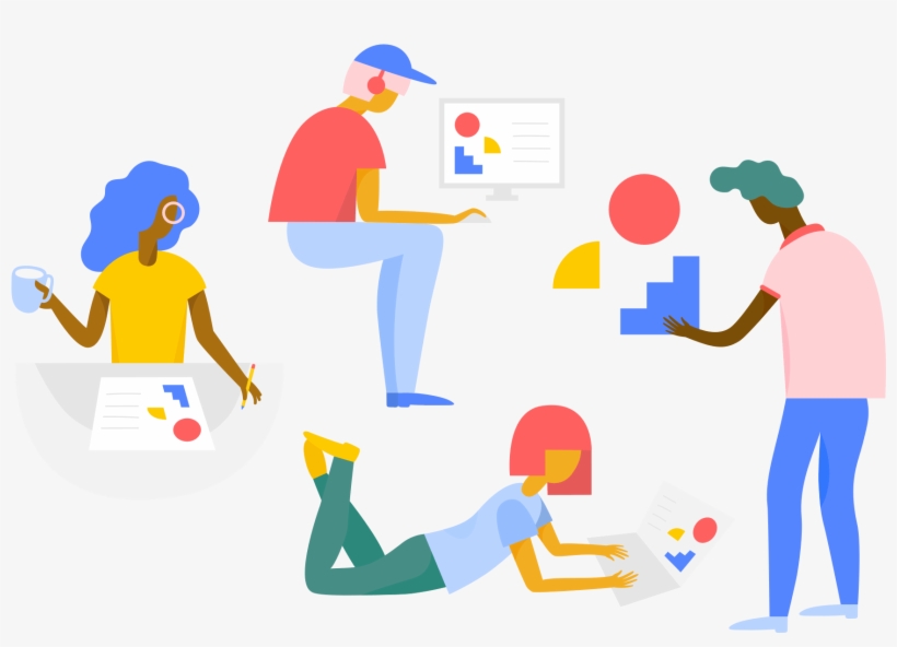 Designer Vector Collaboration - Design Team Illustration, transparent png