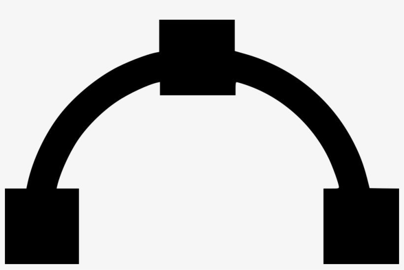 Arc Curve Dot Vectorial Line Editor Comments - Vector Graphics, transparent png