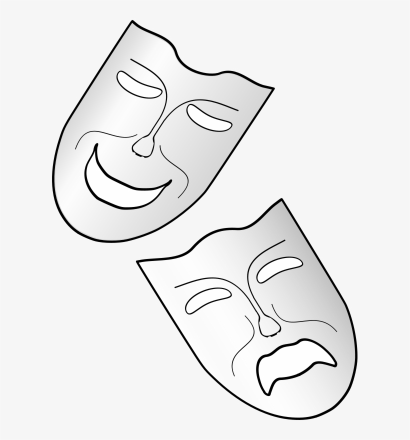 Free Clipart - Ancient Greece Theater Mask, transparent png