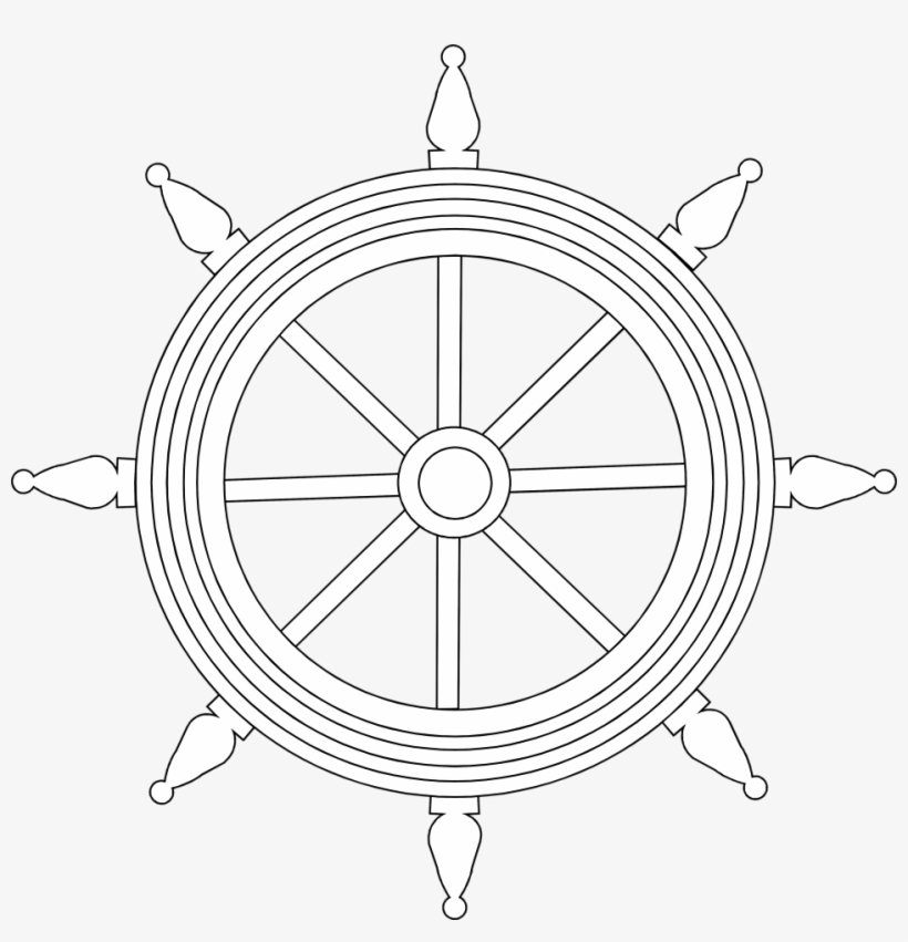 Vintage Vector Steering Wheel - Design For Couple Shirt, transparent png