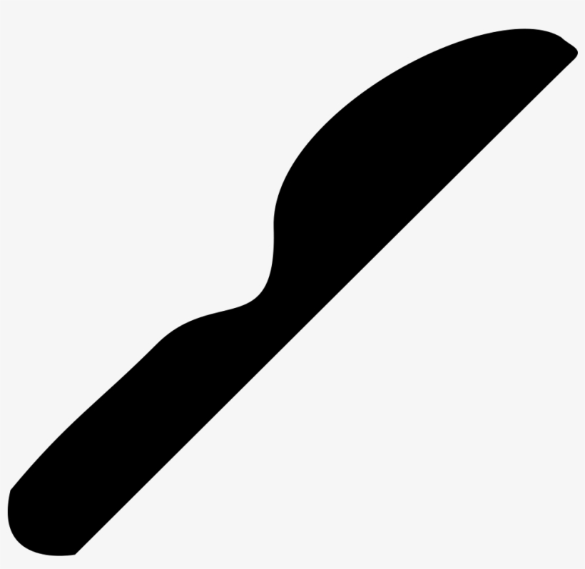 Butter Knife Comments - Butter Knife Black Png, transparent png