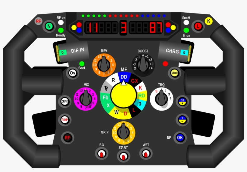 Open - Steering Wheel, transparent png