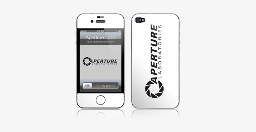 Portal Gelaskin - Iphone 4 - Aperture Logo - Crowded Coop Portal 2 1980s Logo Iphone 4 Case, transparent png
