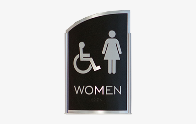 Bathroom Signs For Business - Handicap Sign, transparent png
