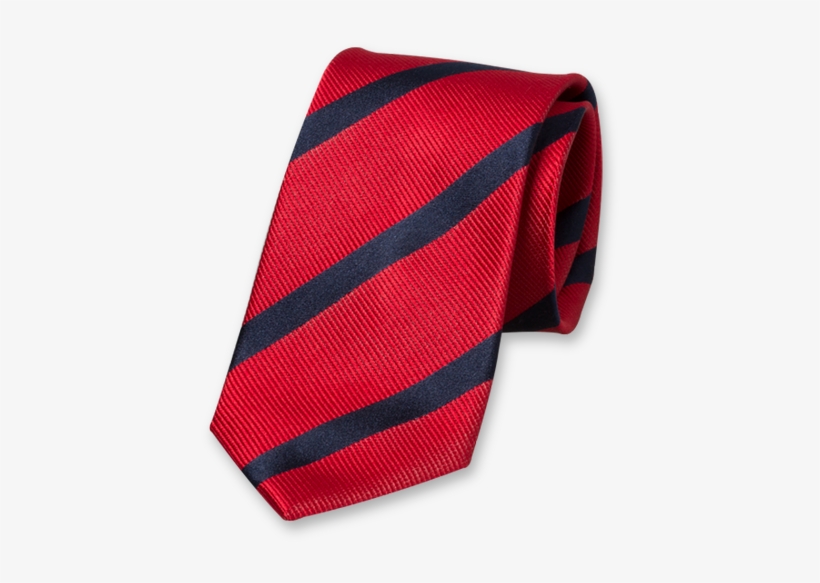 Red/dark Blue Striped Tie - Corbata Roja Y Azul, transparent png