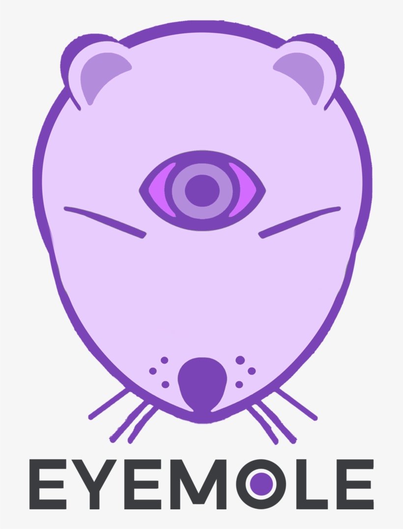 Eyemole Head With Text - Portable Network Graphics, transparent png