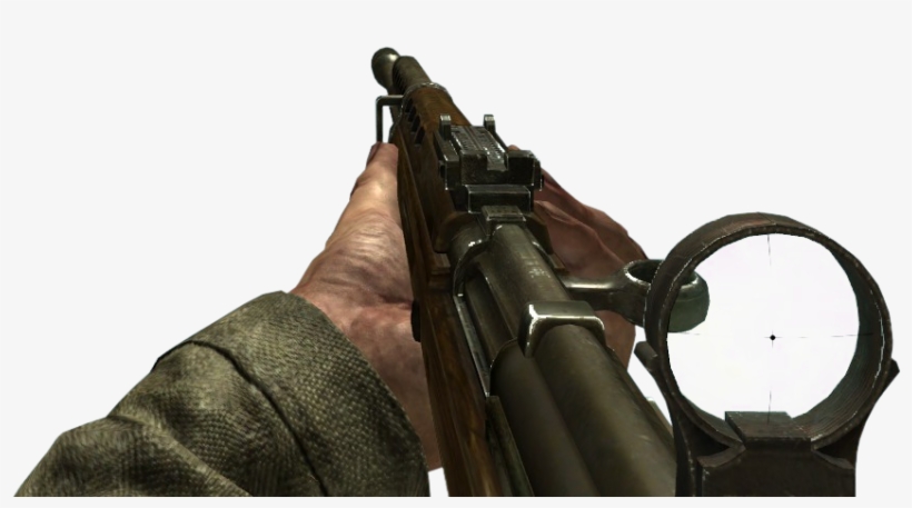 Svt-40 Aperture Sight Waw - Cod World At War Attachments, transparent png