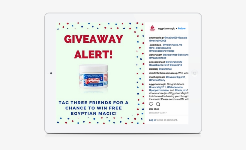 Instagram Management Service - Egyptian Magic All Purpose Skin Cream, 1 Ounce, transparent png