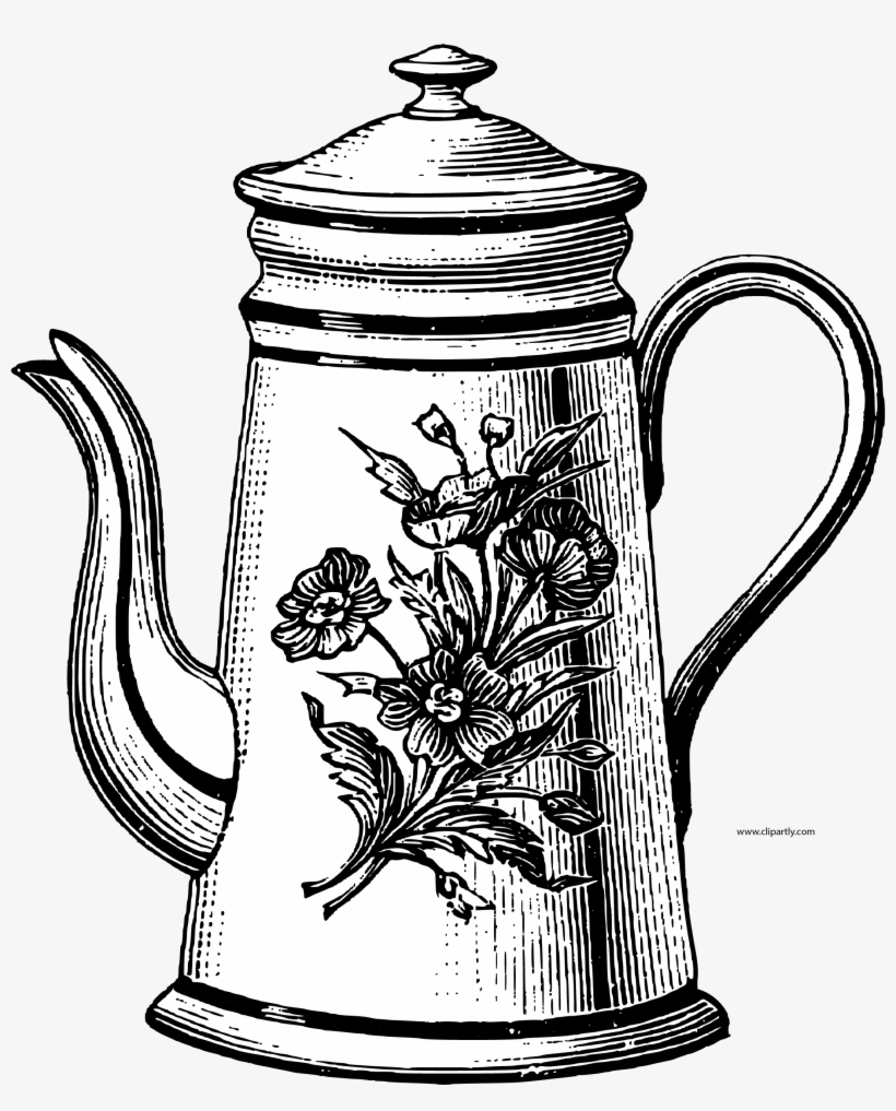 Vintage Sketch Teapot Png Clipart Download - Prima Marketing 990930 Icons Tales Of You, transparent png