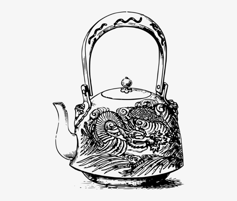 Teapot And Cup - Japanese Tea Pot Clip Art, transparent png