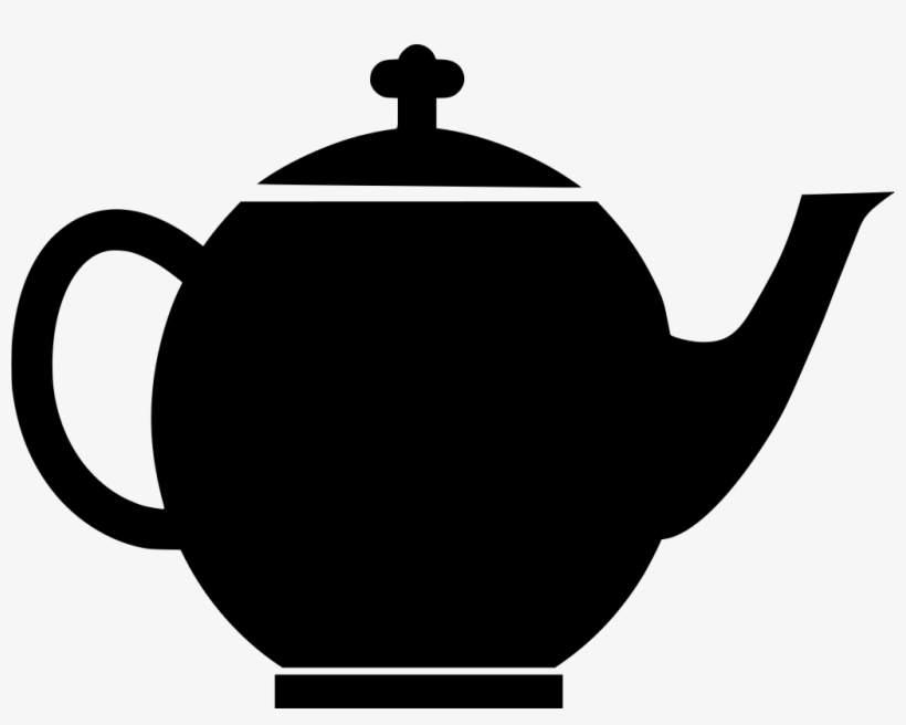 Black Teapot Hi Rustic Kitchen, Kitchen - Clip Art Tea Pot, transparent png
