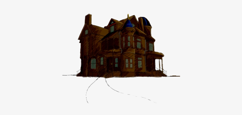 Haunted House Png, transparent png