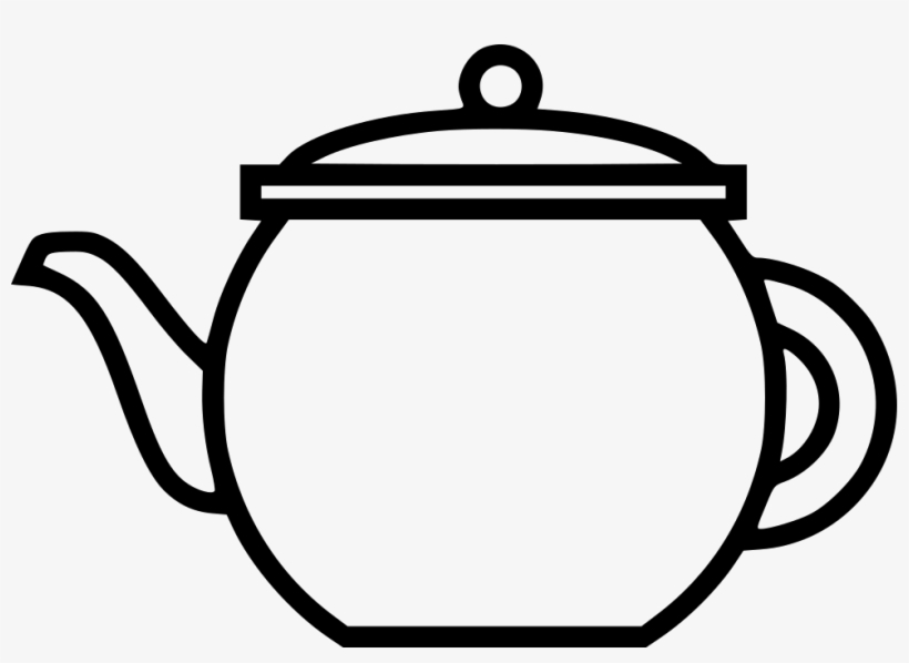 Teapot Clip Art Black And White