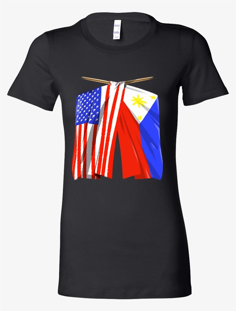 Philippines Flag T-shirt Filipino American Flag Tee - Tshirt Designs For 60th Birthday, transparent png