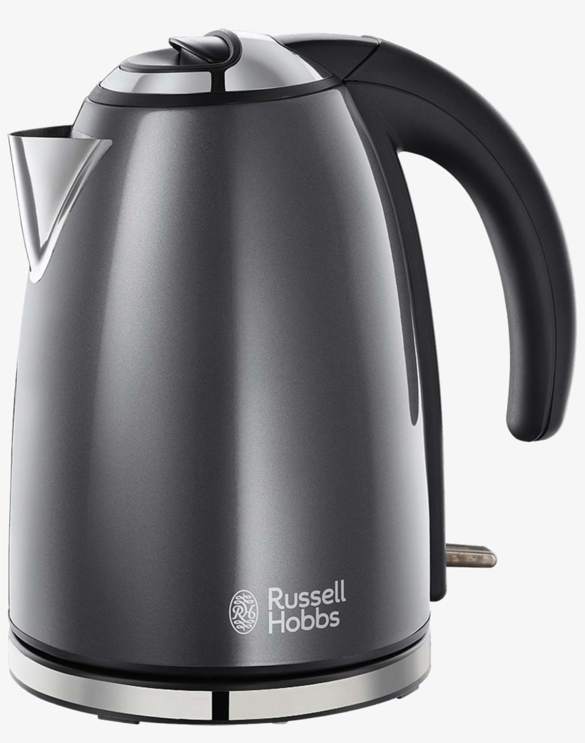 Kettle Png Image - Russell Hobbs Kettle (grey), transparent png