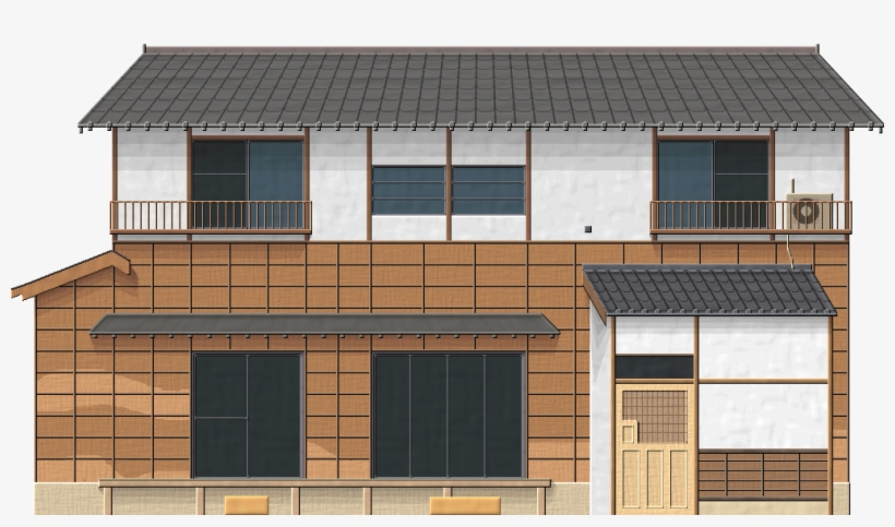 Ud - Old Japanese House, transparent png