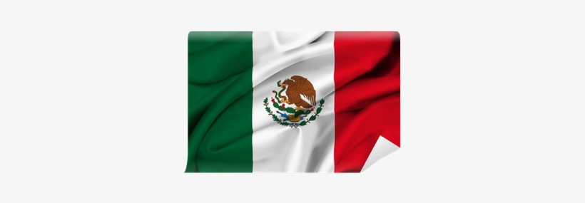Fototapeta Meksykańska Waving Flag - Elektroplate Mex-oval Mexican Flag Oval Auto Chrome, transparent png