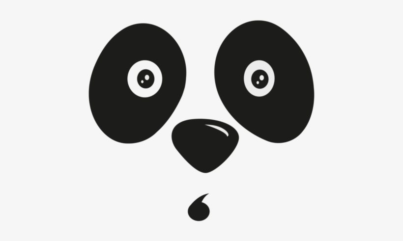 Animal, Cartoon, And Lovely Image - Panda Cartoon Cute Face, transparent png