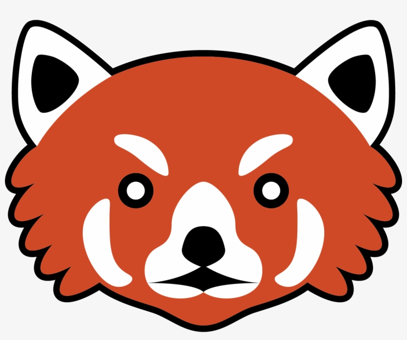 Panda Clipart Red Panda - Red Panda Cartoon Png, transparent png
