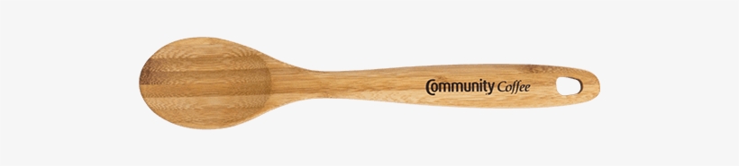 Community Coffee Bamboo Spoon - Bamboo Spoon Png, transparent png