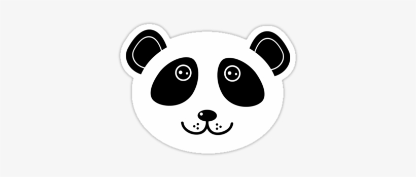Cute Panda Face By Ekaterinap - Happy Birthday Background Panda, transparent png
