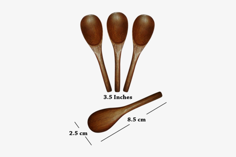 Brown Wooden Small Spoon - Wooden Small Spoon, transparent png