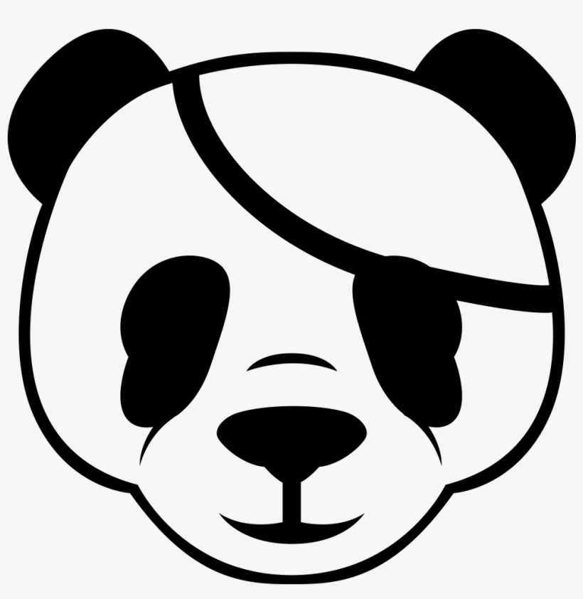 Panda Comments - Panda Pirata, transparent png