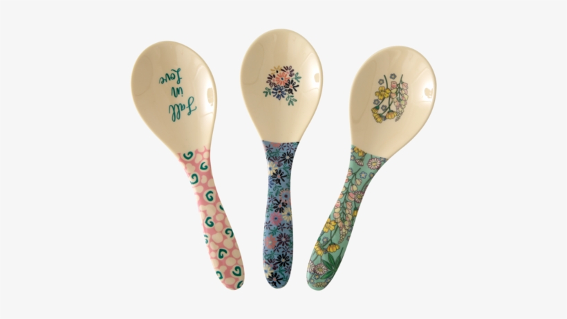 Melamine Salad Spoon In 3 Assorted Boogie Prints Rrp - Spoon, transparent png
