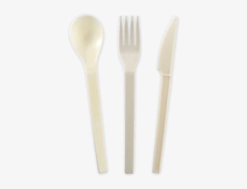 70% Bioplastic Cutlery - Fork, transparent png