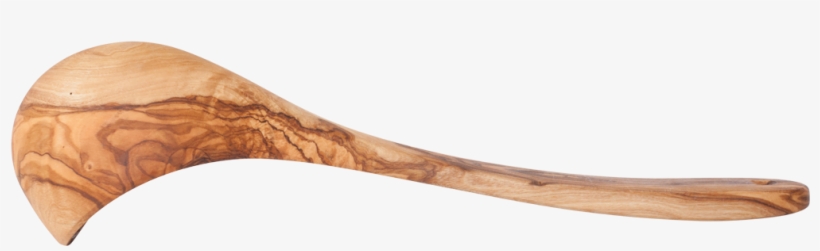 Olive Wood Soup Ladle - Wooden Spoon, transparent png