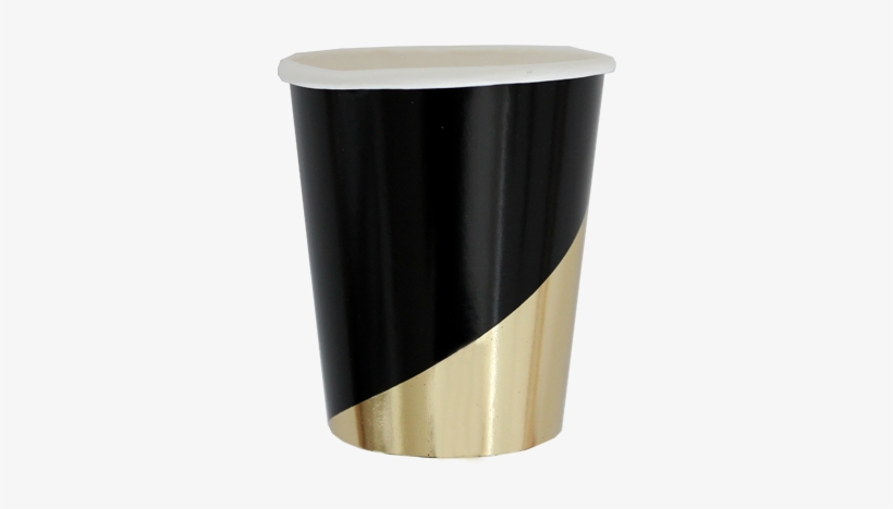 Noir Cup 83e9bc56 3936 4340 8919 Eb18625c0249 V=1489197496 - Harlow & Grey - Noir Black Colorblock Party Cups, transparent png