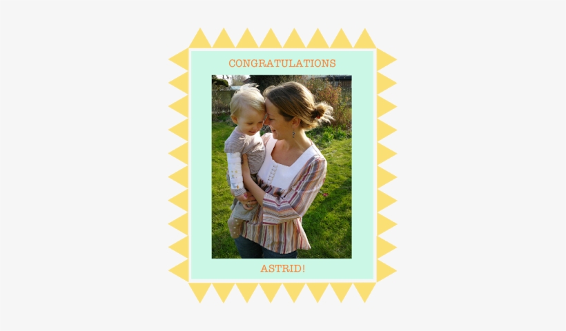 Astrid Made This Lovely Top From An Ingelise Pattern - Picture Frame, transparent png