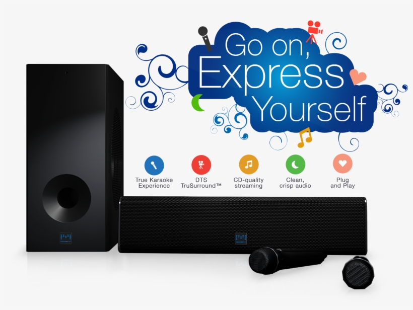 Moment Wireless Karaoke Soundbar, transparent png