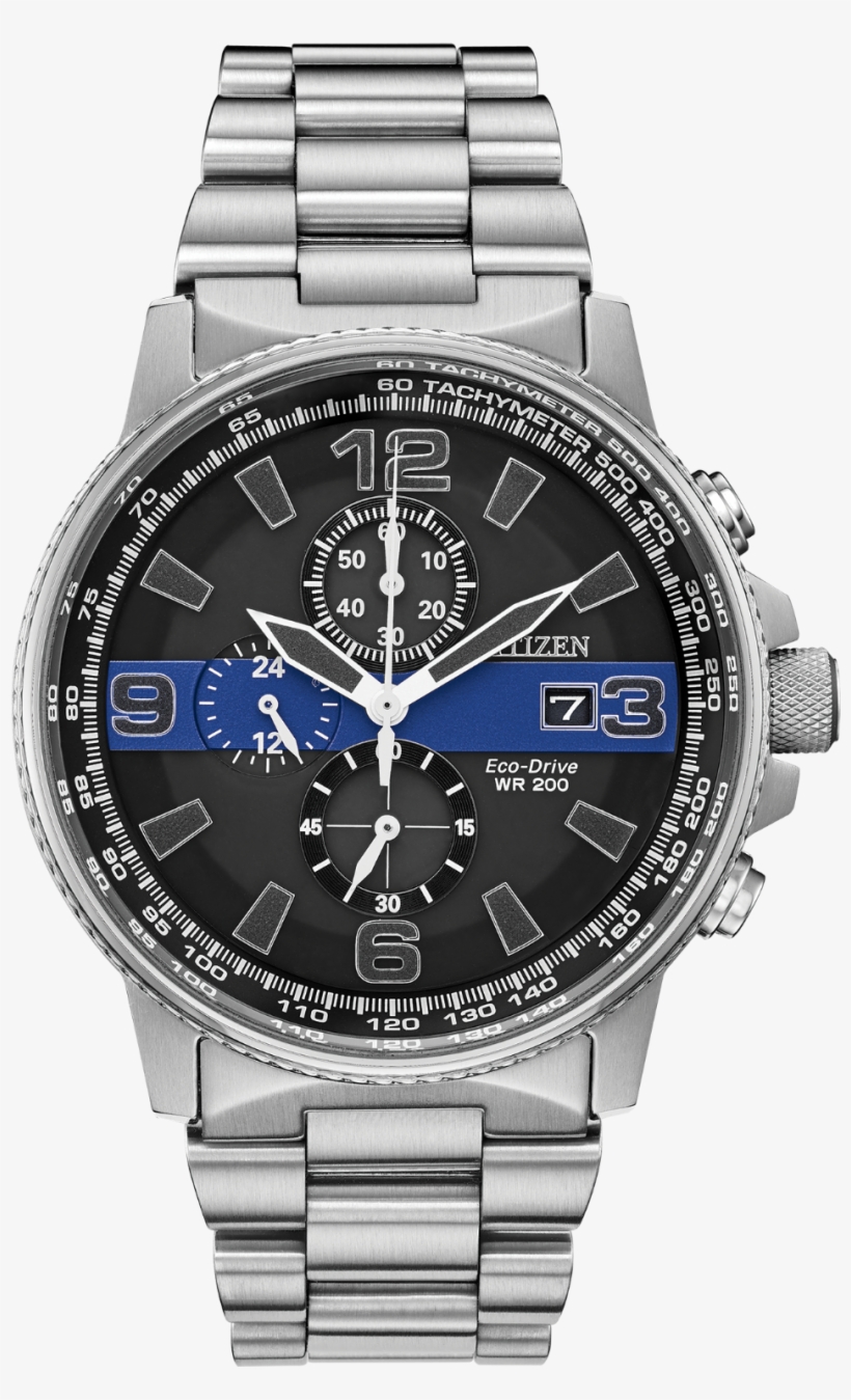 Citizen Thin Blue Line Mens Watch - Thin Blue Line Citizen, transparent png