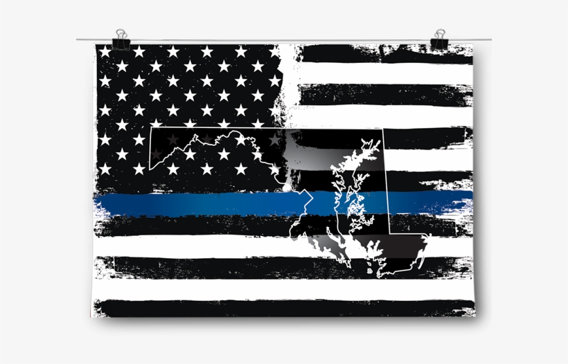 Thin Blue Line - Maine Thin Blue Line, transparent png