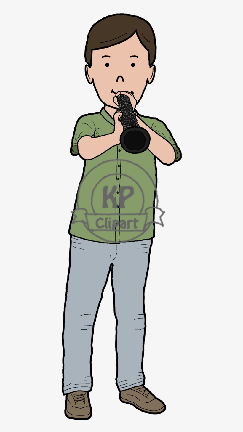 Banner Black And White Kp Friends Playing Music Boy - Music, transparent png